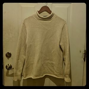 Men's roll neck sweater 100% cotton J. Crew